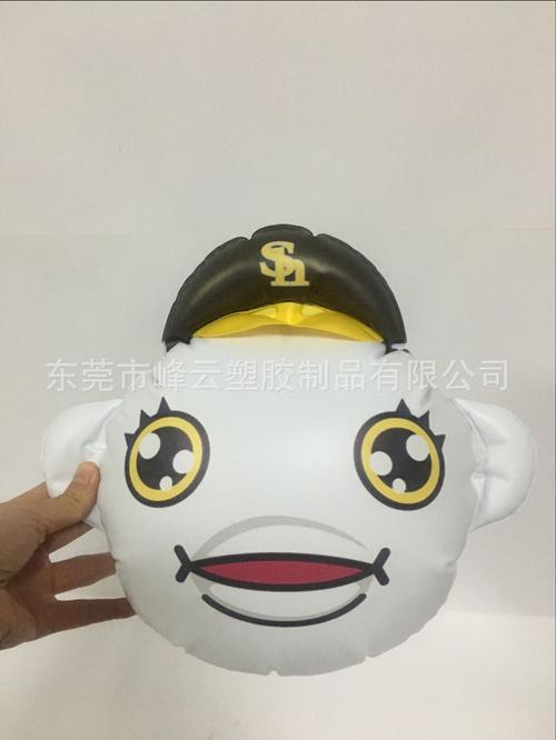 工厂供应充气公仔吹气卡通玩具pvc儿童充气玩具